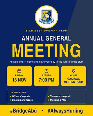 Notice of Club AGM 2026