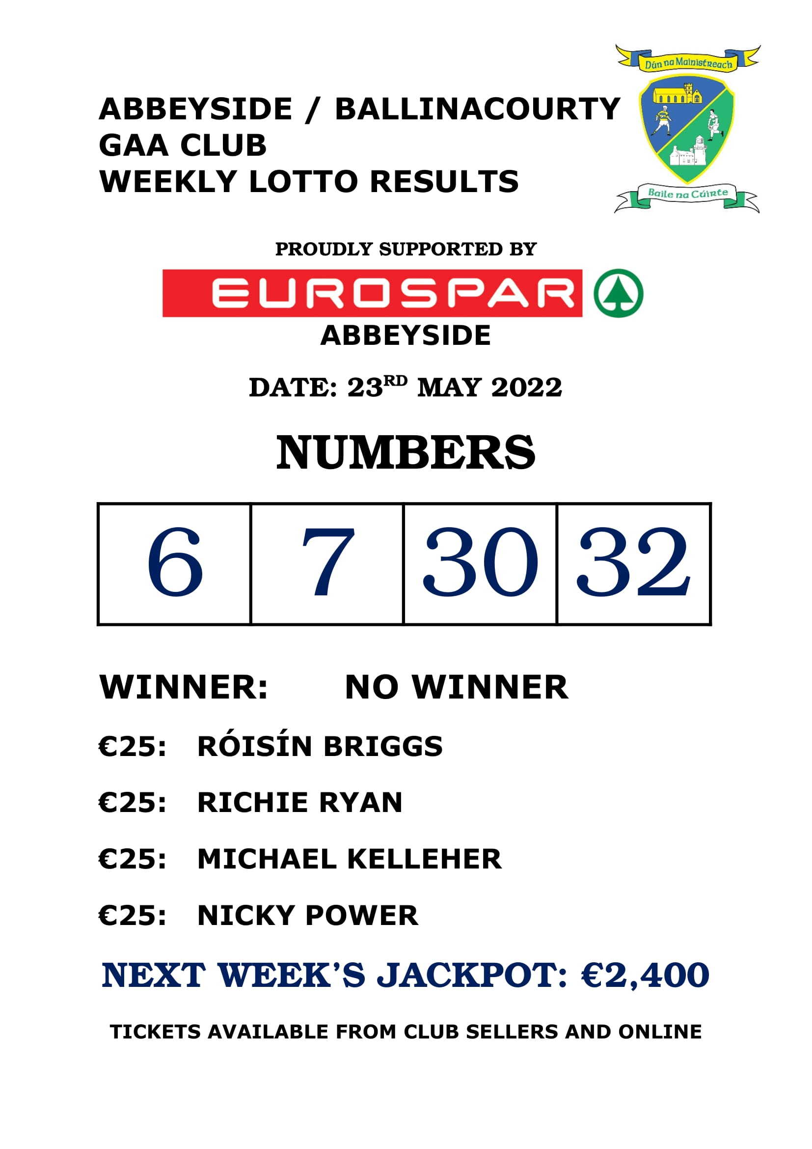 Lotto deals 25 may