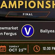 Ballyea's Junior A Final LIVE via Streamsport: Details Included