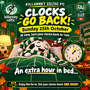⏰ CLOCKS GO BACK! 💚🤍