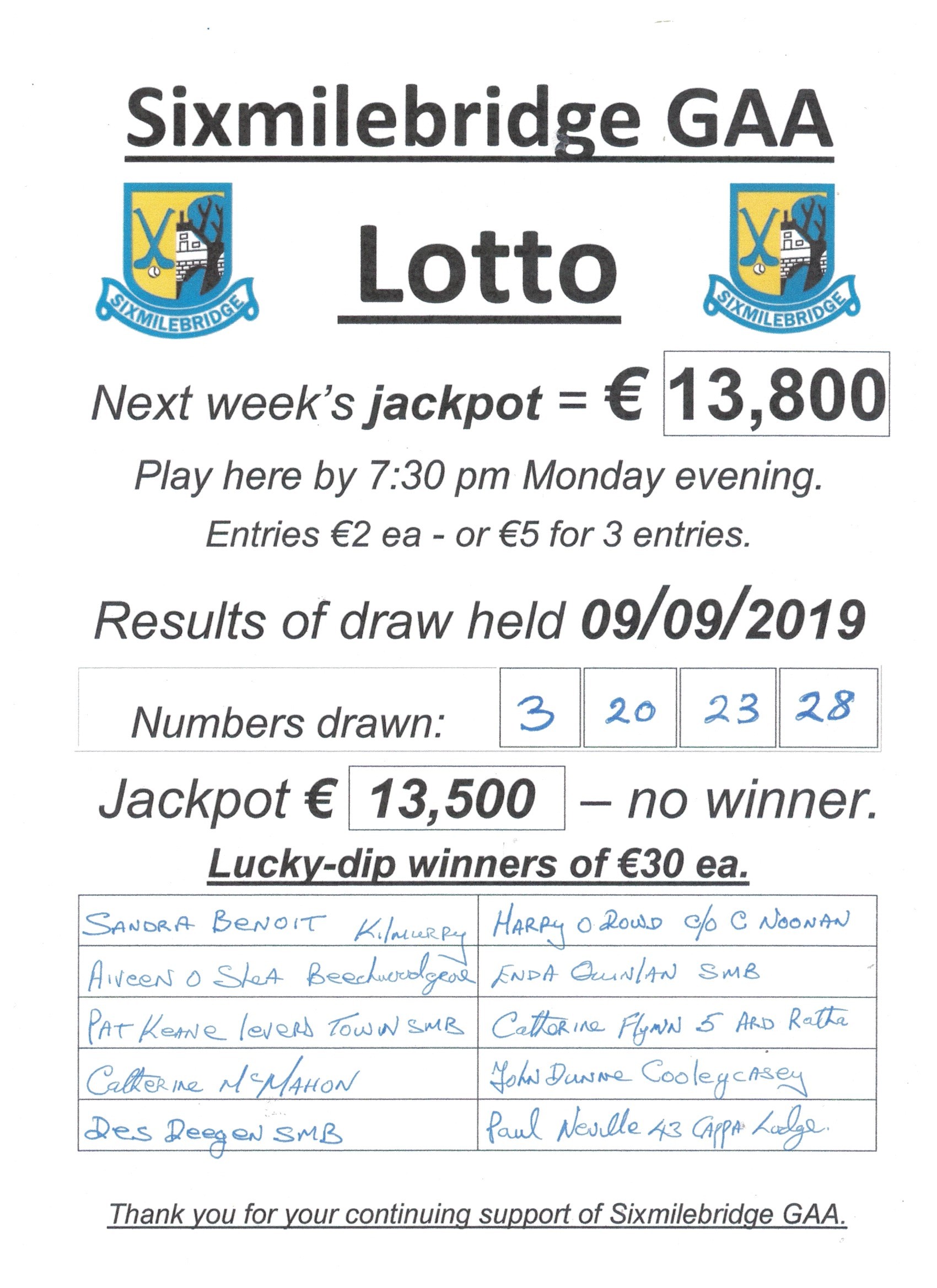 March 20 deals 2019 lotto result