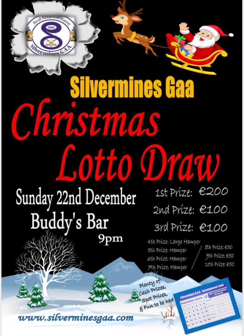 Christmas lotto shop draw