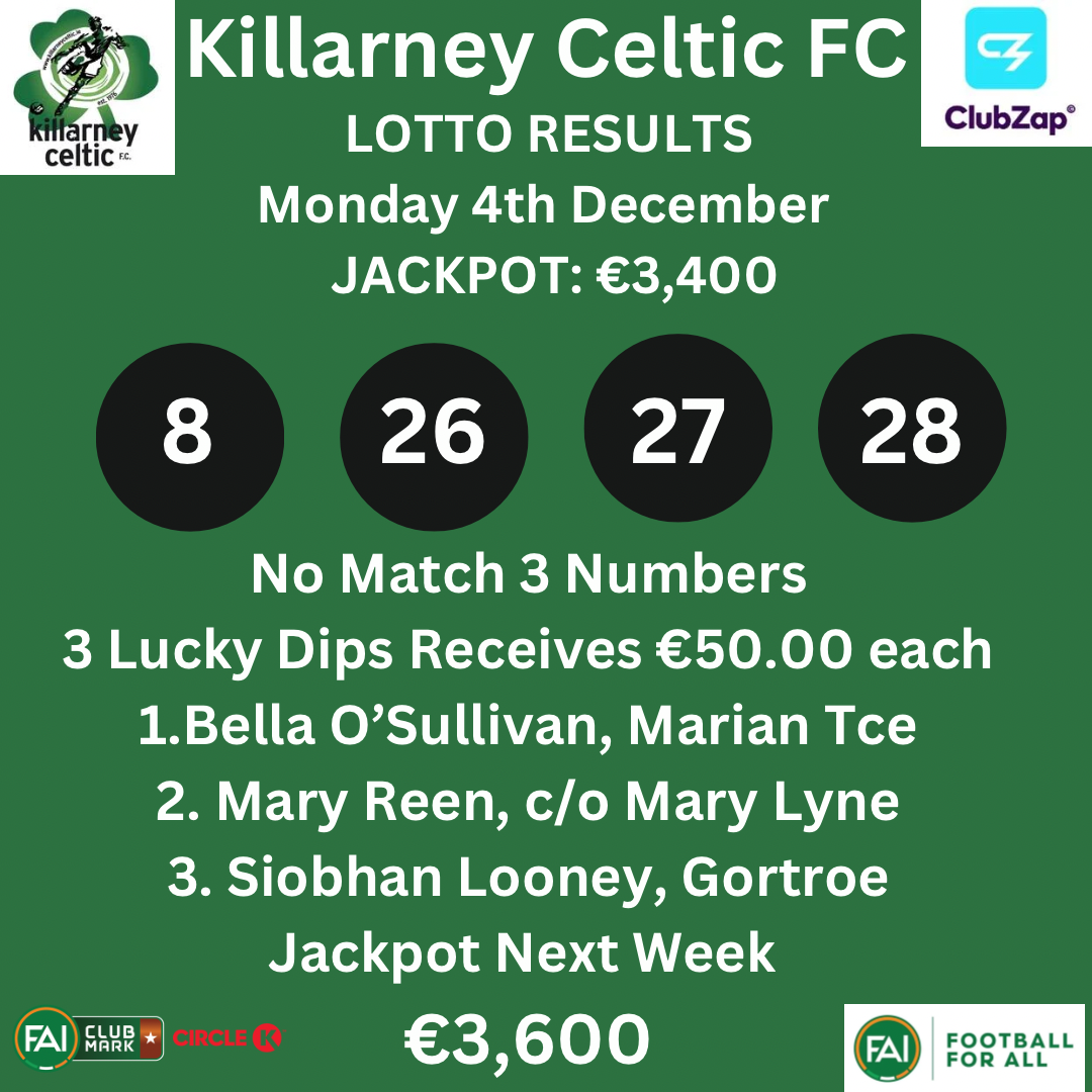 S3 lotto clearance result