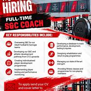 🏋️ WE’RE HIRING – FULL-TIME S&C COACH