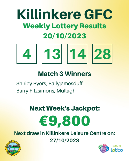 Lotto dates for store next draw