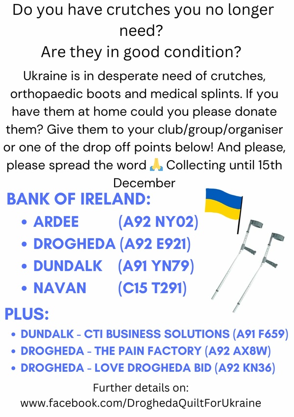 Mattock Rangers CLG Donate crutches 🩼