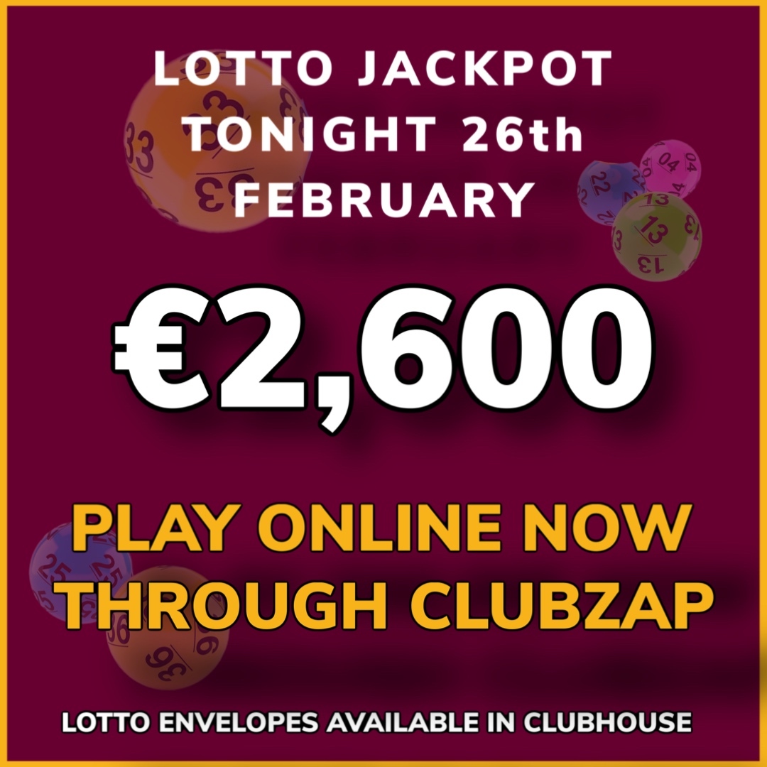 Lotto jackpot clearance tonight