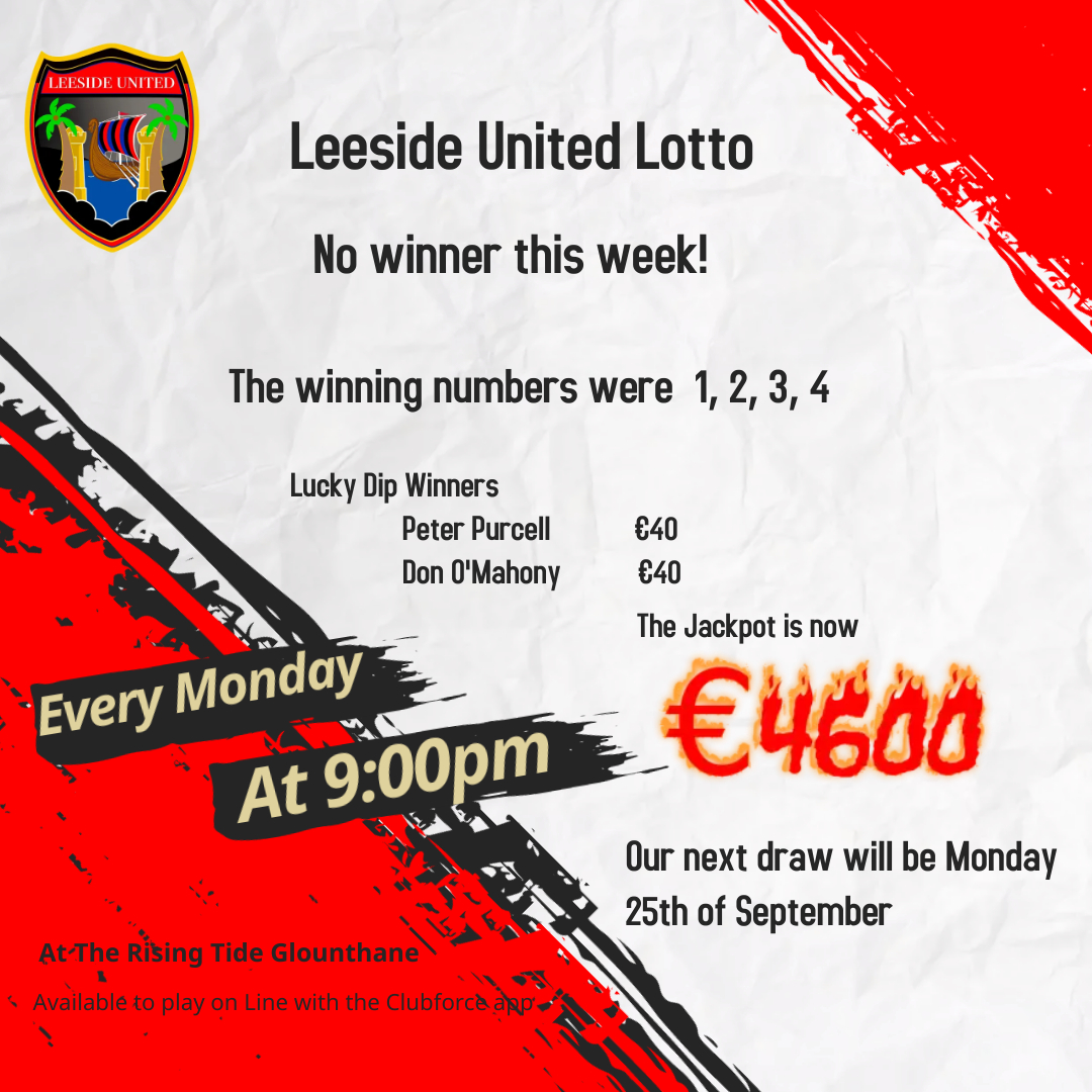 Lotto results deals for the week