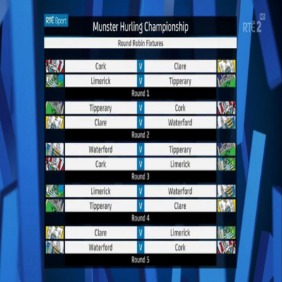 Munster hurling cheap championship fixtures