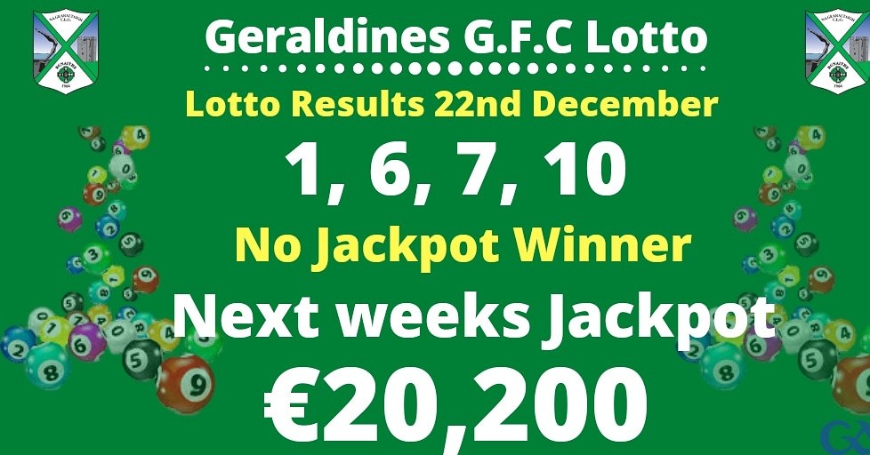 Lotto numbers deals 22nd december