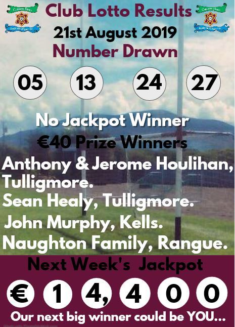 Lotto result august 2019 new arrivals