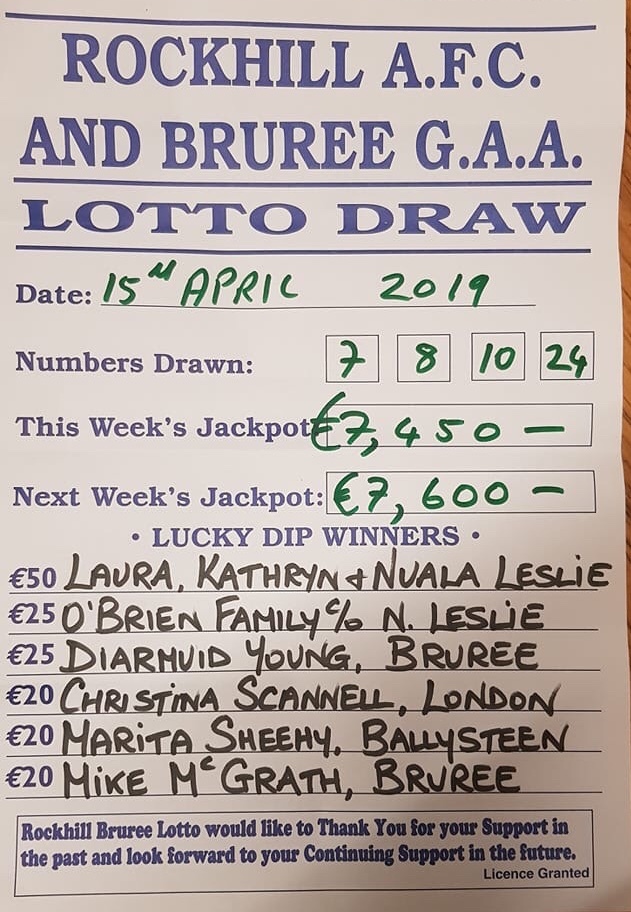 Lotto payouts best sale 20 april 2019