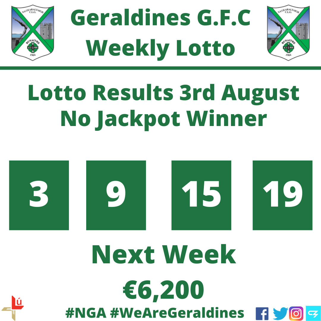 Lotto results for 3rd of clearance august