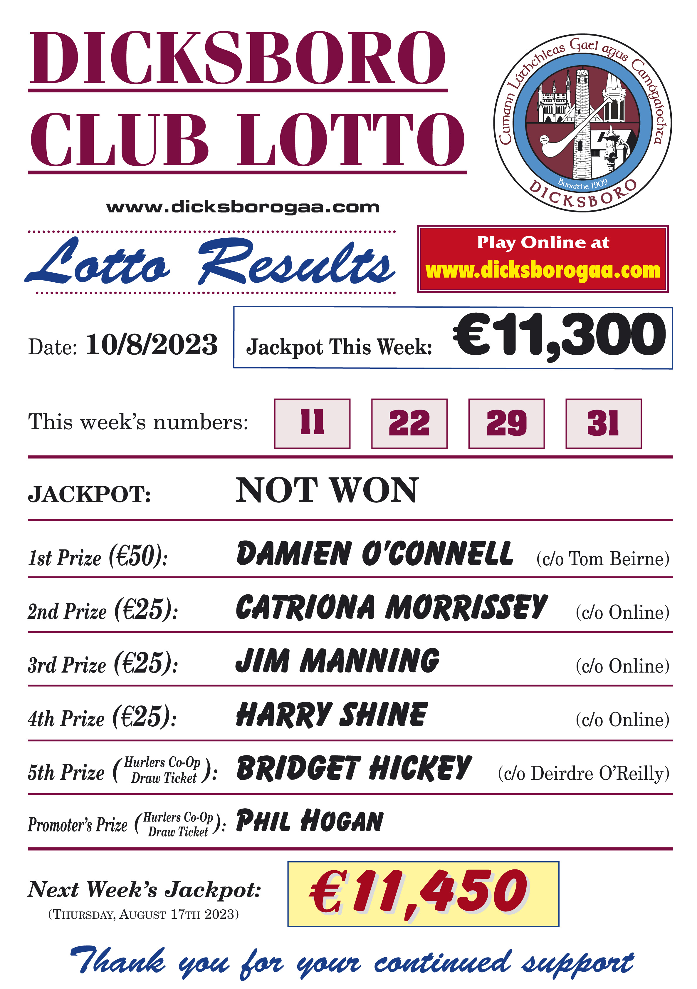 Lotto numbers deals for august 10th