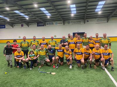 Toggin Out Team take on Galway Social Hurling team