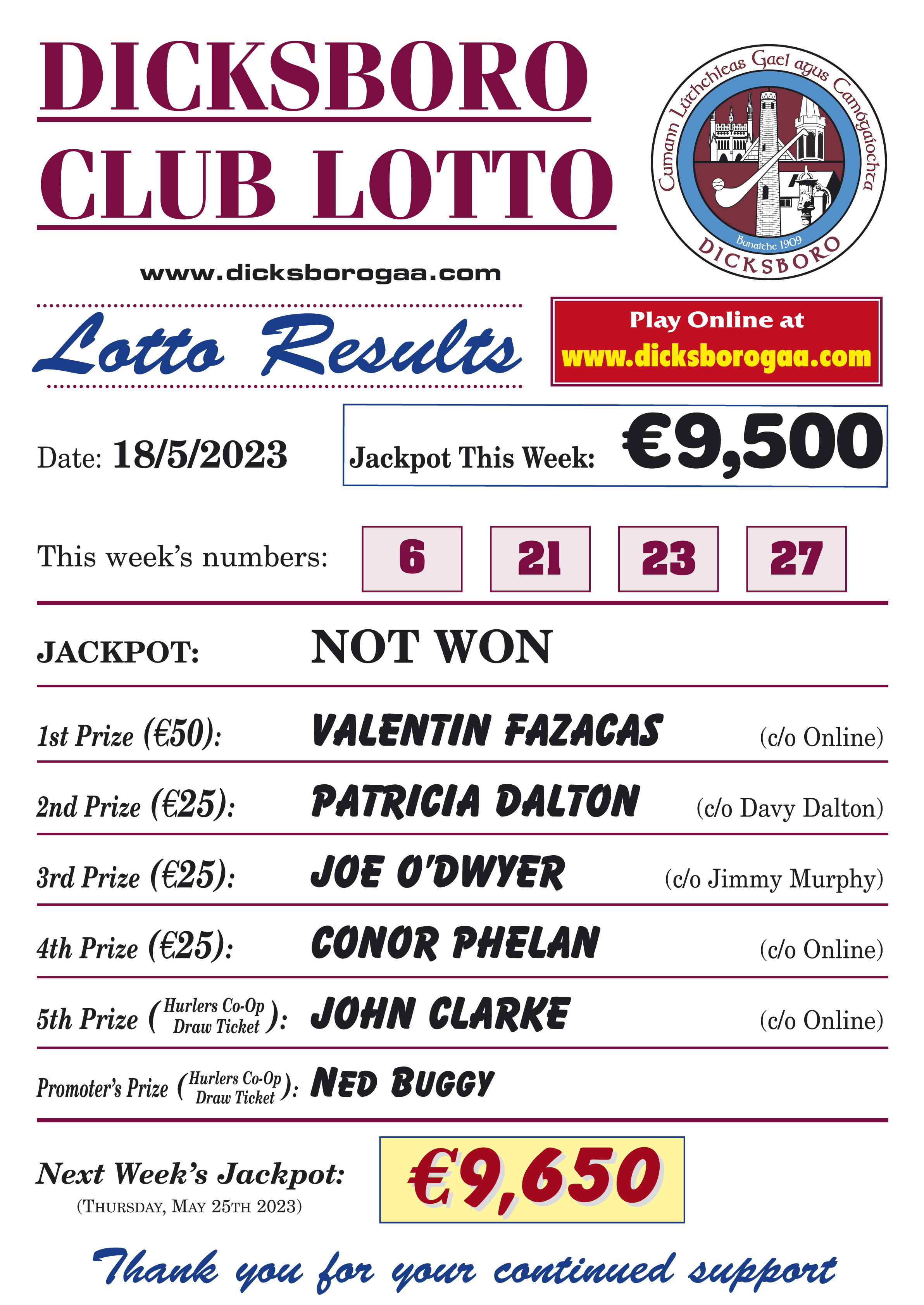 Lotto numbers for the deals 4th of may