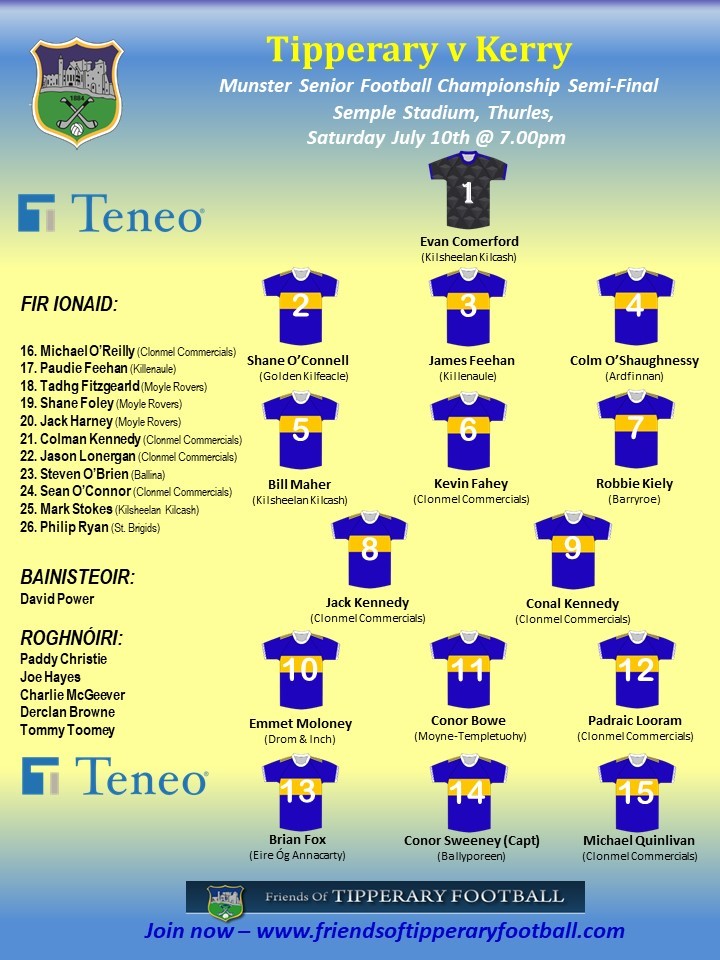 Tipperary senior cheap football championship