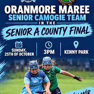 Oranmore Maree Camogie Senior A County Final details