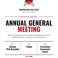 ‼️GAA AGM‼️