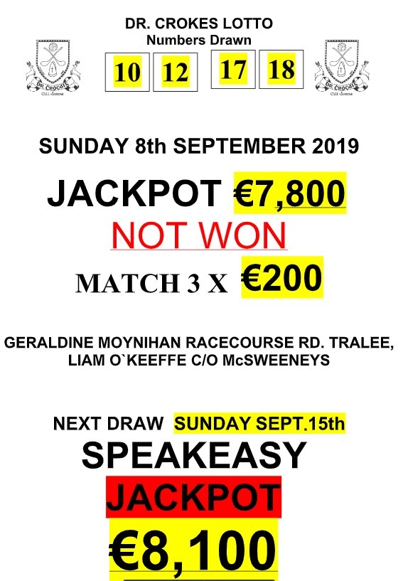 Lotto result september on sale 18 2019