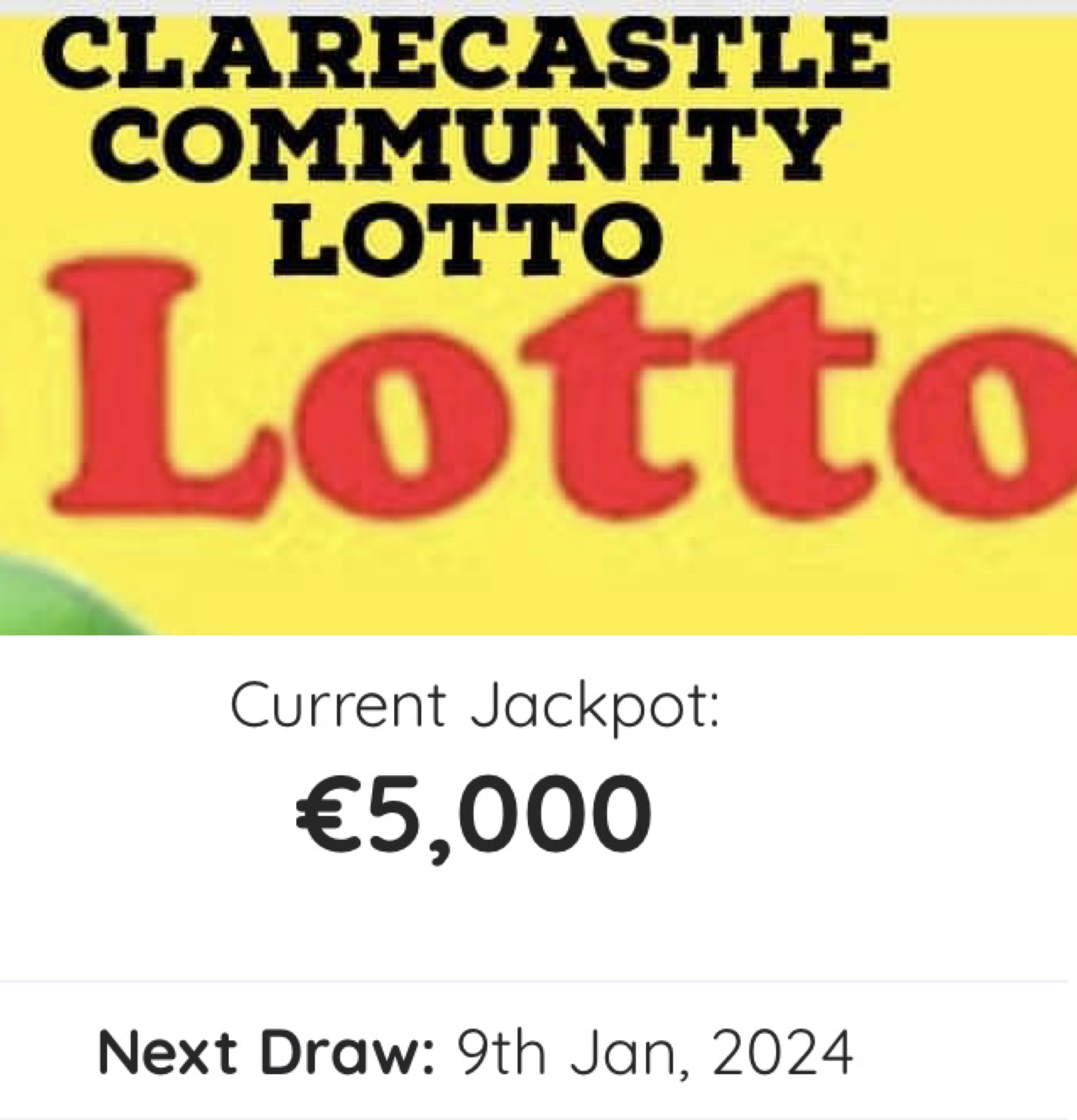 The next on sale lotto draw