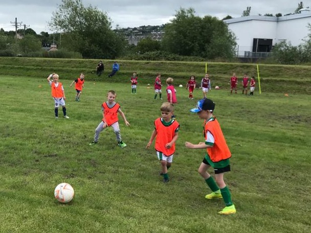 Another great turnout at the Saturday junior academy, today we held the academy at East Glendalough Secondary School as our pitch at Whitegates is under maintenance. This didn't dampen the kids spirits as they had a great time playing the game with a smile on their faces. Great to see the kids playing football and enjoying themselves. Big thanks as usual to the kids and parents for coming along. A massive thanks to John Gerard and East Glendalough School for allowing us to use their facilities while our pitch is under maintenance, its very much appreciated by everyone at the club, thanks again.