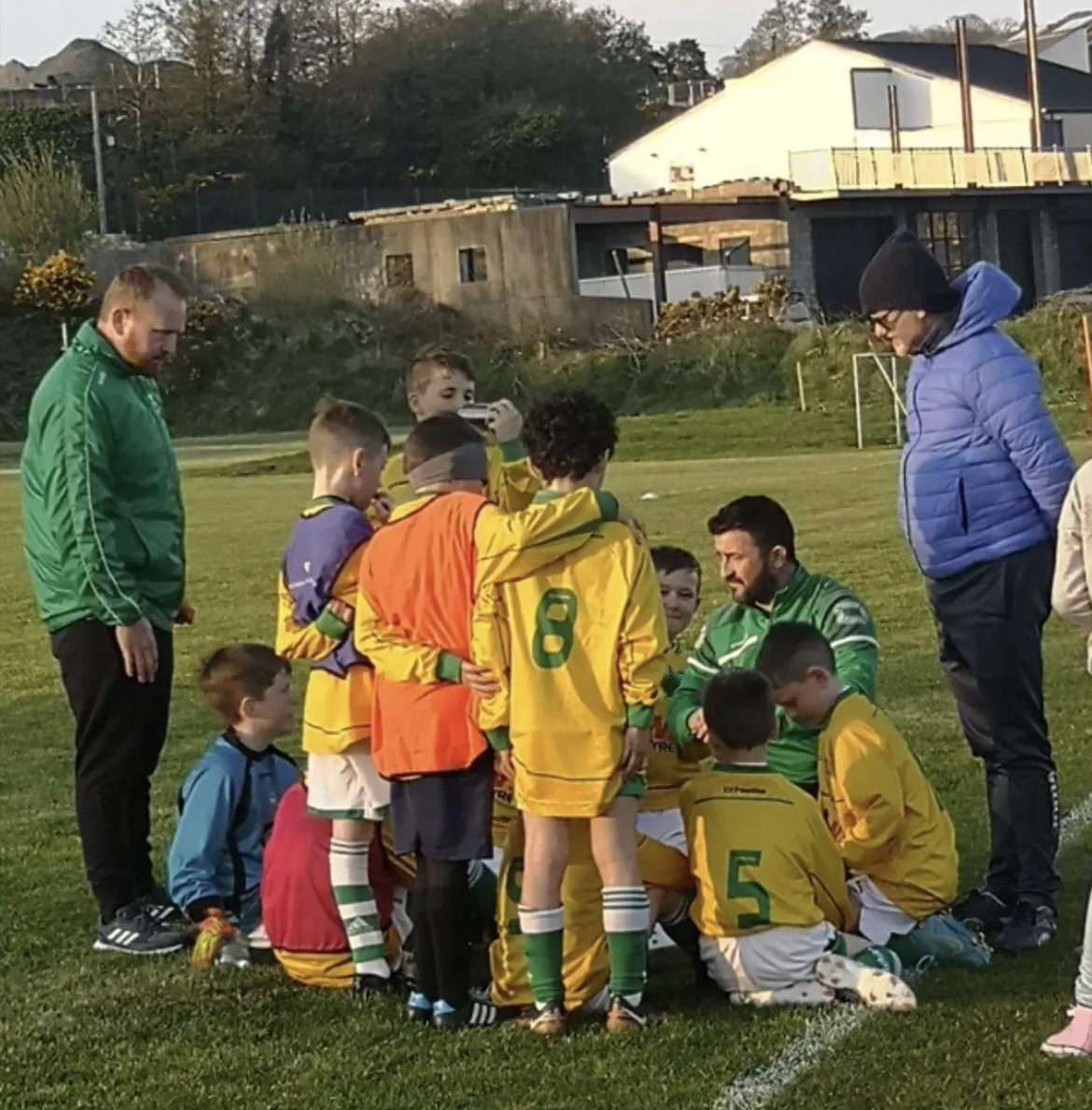 Our u11’s took on Cockhill Celtic last night  at the Bayfield. 
