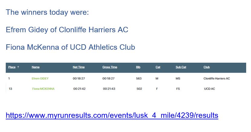 https://www.myrunresults.com/events/lusk_4_mile/4239/results