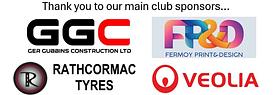 Main Club Sponsors