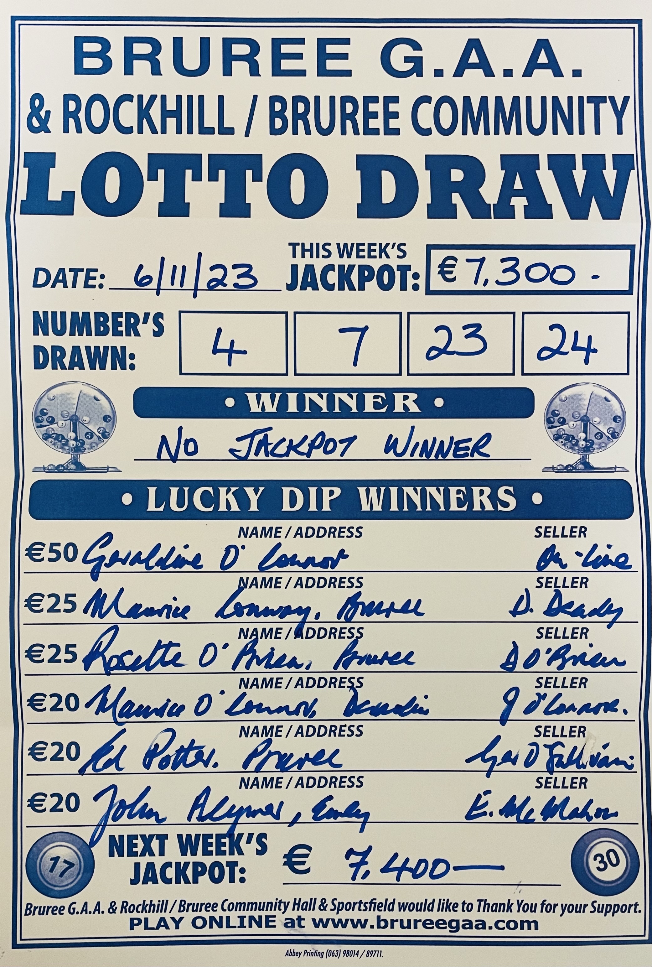 Nov 6 lotto results new arrivals