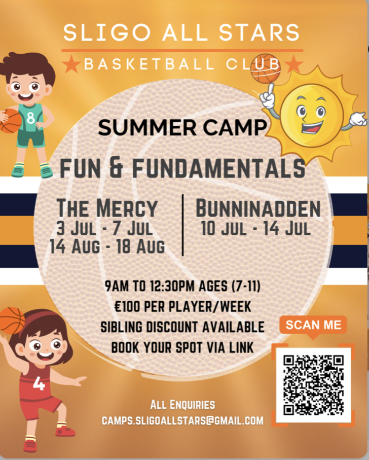 Sligo All Stars Basketball Club Choose Product