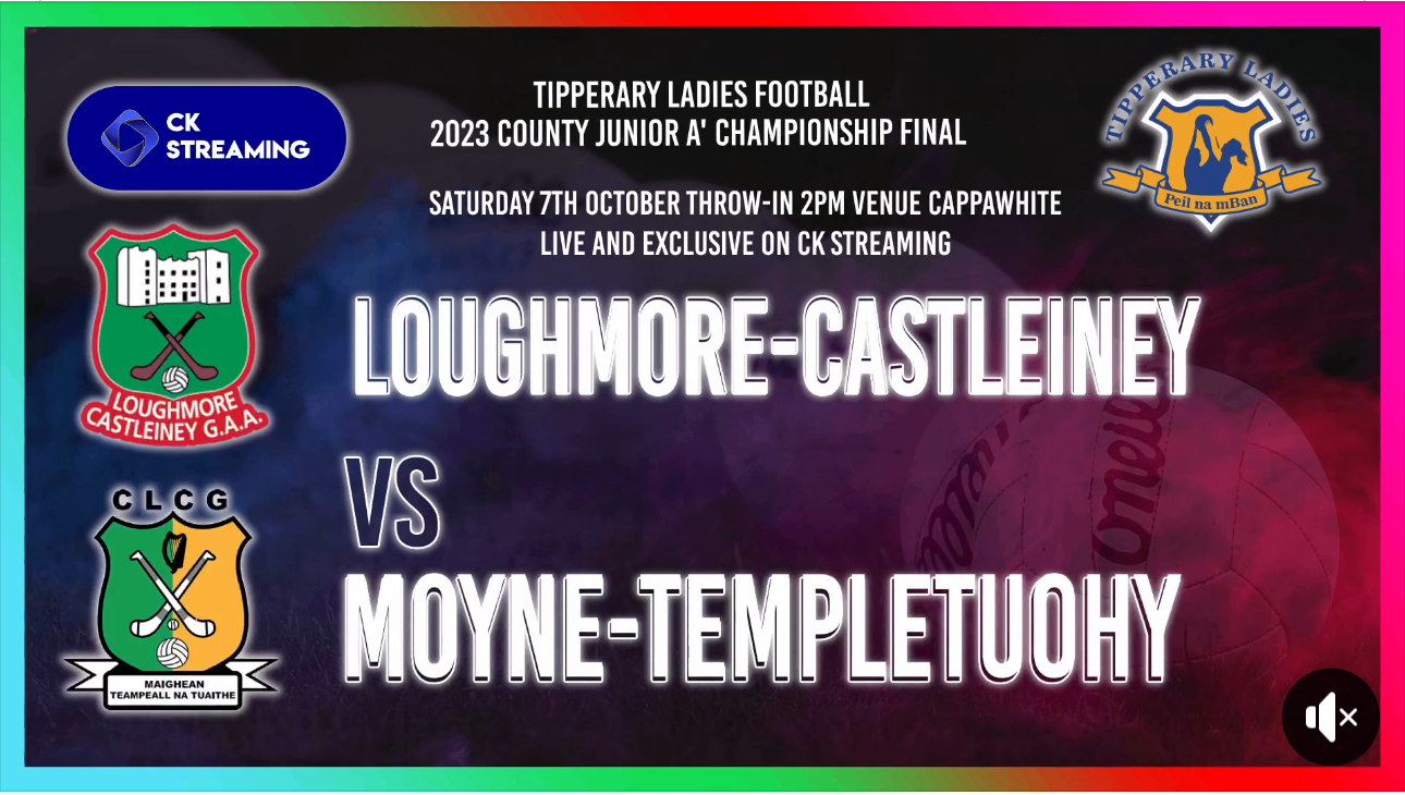 Moyne Templetuohy GAA County Final Live Stream